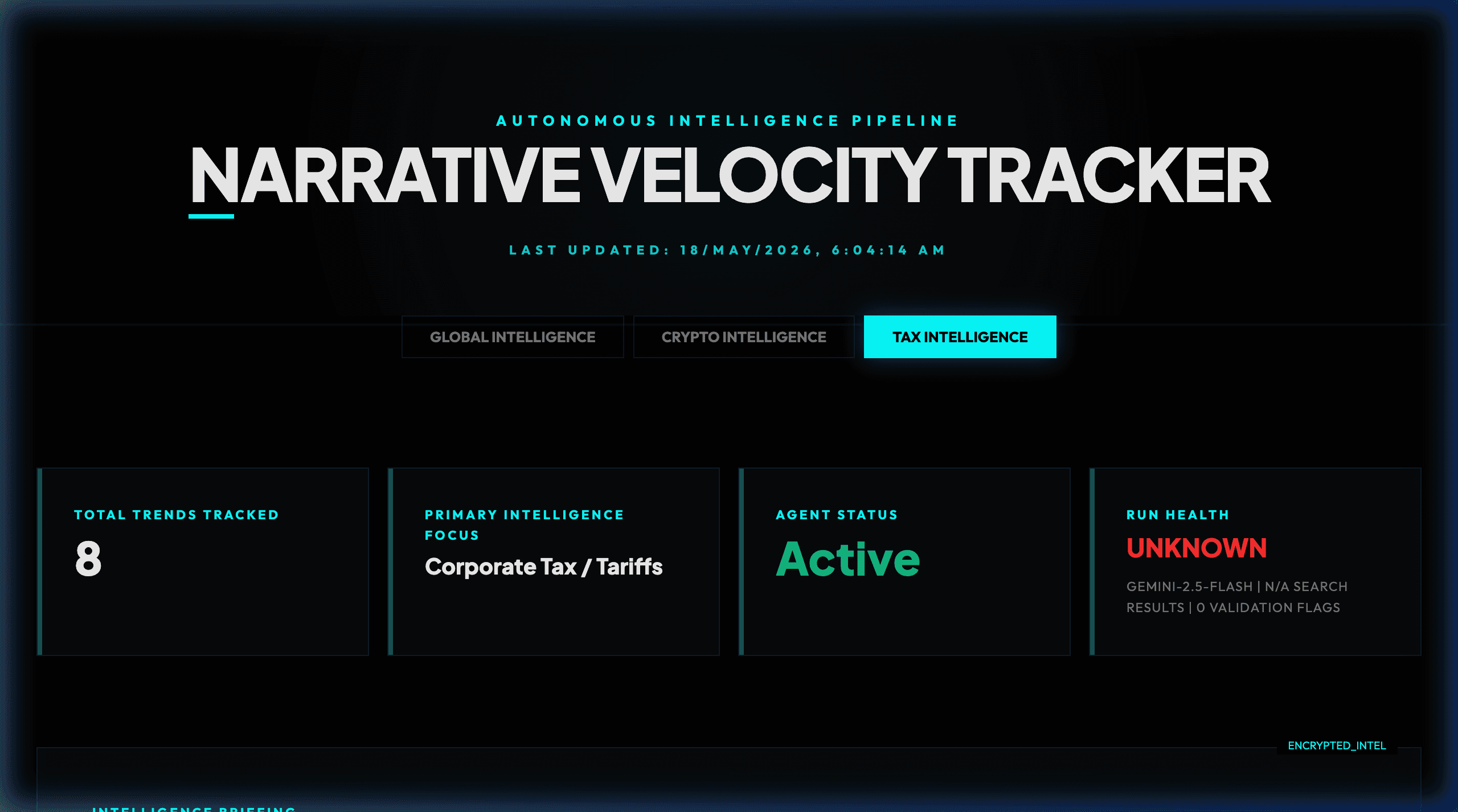 Narrative Velocity Tracker